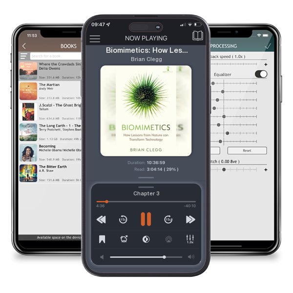 Download fo free audiobook Biomimetics: How Lessons from Nature can Transform Technology (Hot Science) by Brian Clegg and listen anywhere on your iOS devices in the ListenBook app.