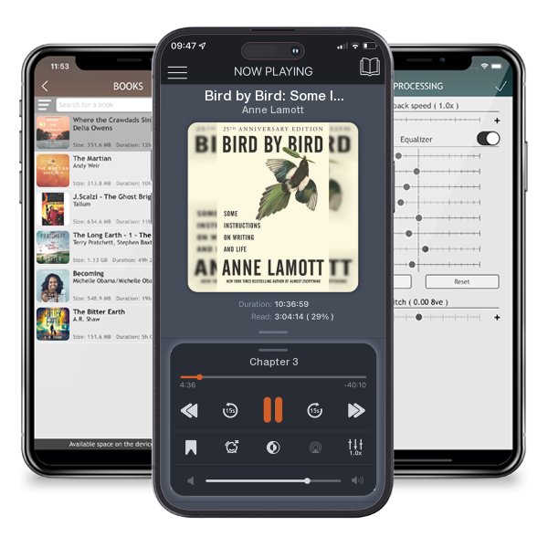 Download fo free audiobook Bird by Bird: Some Instructions on Writing and Life by Anne Lamott and listen anywhere on your iOS devices in the ListenBook app.