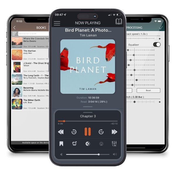 Download fo free audiobook Bird Planet: A Photographic Journey by Tim Laman and listen anywhere on your iOS devices in the ListenBook app.