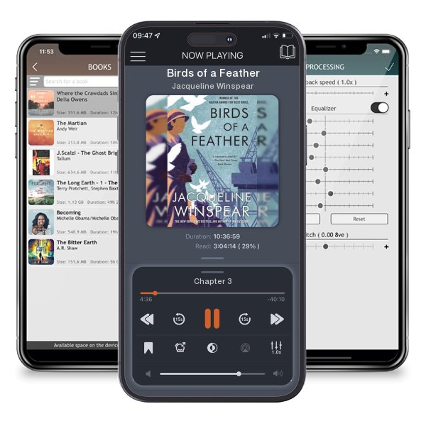 Download fo free audiobook Birds of a Feather by Jacqueline Winspear and listen anywhere on your iOS devices in the ListenBook app.