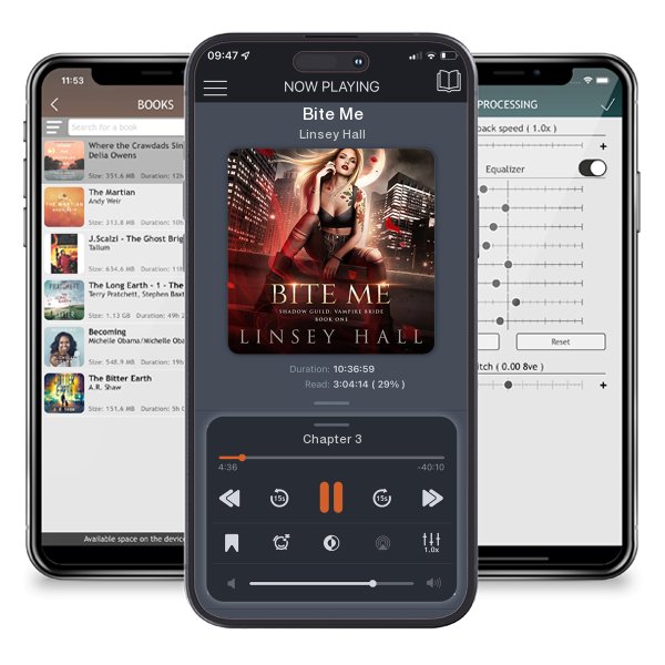 Download fo free audiobook Bite Me by Linsey Hall and listen anywhere on your iOS devices in the ListenBook app.
