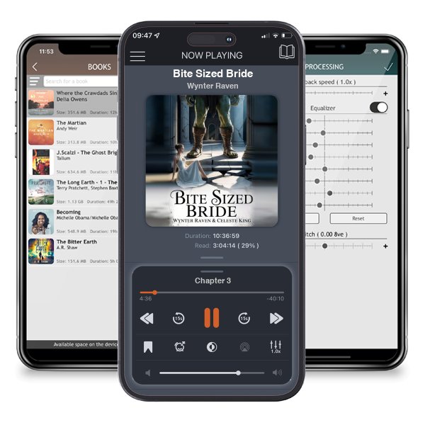 Download fo free audiobook Bite Sized Bride by Wynter Raven and listen anywhere on your iOS devices in the ListenBook app.