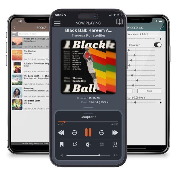 Download fo free audiobook Black Ball: Kareem Abdul-Jabbar, Spencer Haywood, and the... by Theresa Runstedtler and listen anywhere on your iOS devices in the ListenBook app.