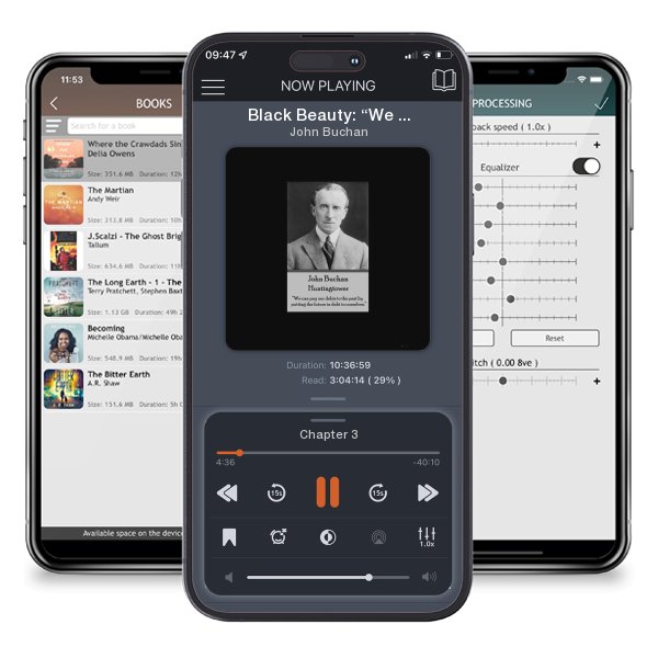 Download fo free audiobook Black Beauty: “We call them dumb animals, and so they are, for they cannot tell us how they feel, but they do not suffer less because they have no words.” by John Buchan and listen anywhere on your iOS devices in the ListenBook app.