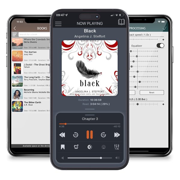 Download fo free audiobook Black by Angelina J. Steffort and listen anywhere on your iOS devices in the ListenBook app.