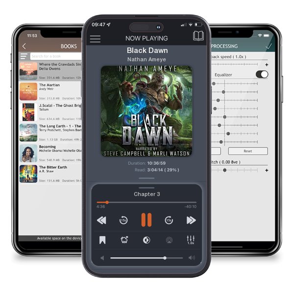 Download fo free audiobook Black Dawn by Nathan Ameye and listen anywhere on your iOS devices in the ListenBook app.