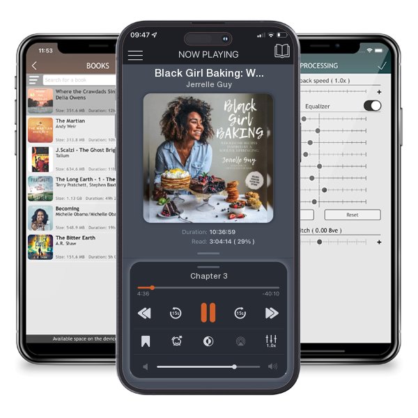 Download fo free audiobook Black Girl Baking: Wholesome Recipes Inspired by a Soulful... by Jerrelle Guy and listen anywhere on your iOS devices in the ListenBook app.