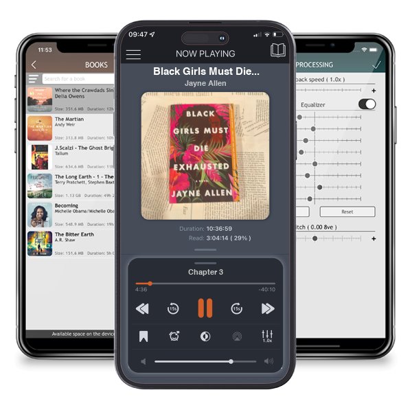 Download fo free audiobook Black Girls Must Die Exhausted by Jayne Allen and listen anywhere on your iOS devices in the ListenBook app.