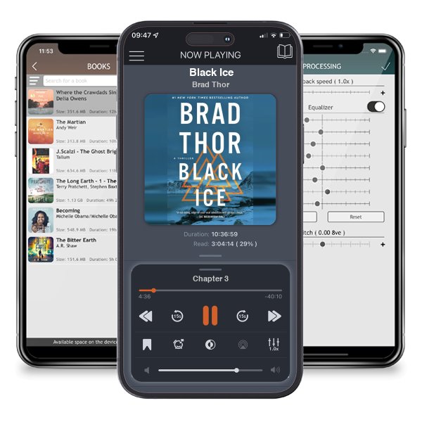 Download fo free audiobook Black Ice by Brad Thor and listen anywhere on your iOS devices in the ListenBook app.