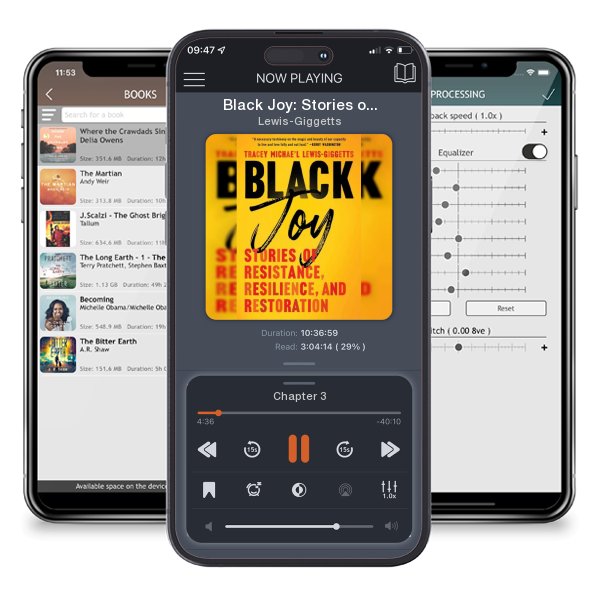 Download fo free audiobook Black Joy: Stories of Resistance, Resilience, and Restoration by Lewis-Giggetts and listen anywhere on your iOS devices in the ListenBook app.