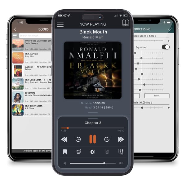 Download fo free audiobook Black Mouth by Ronald Malfi and listen anywhere on your iOS devices in the ListenBook app.