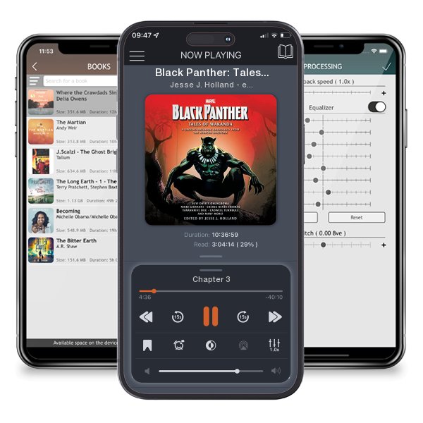 Download fo free audiobook Black Panther: Tales of Wakanda by Jesse J. Holland - editor and listen anywhere on your iOS devices in the ListenBook app.