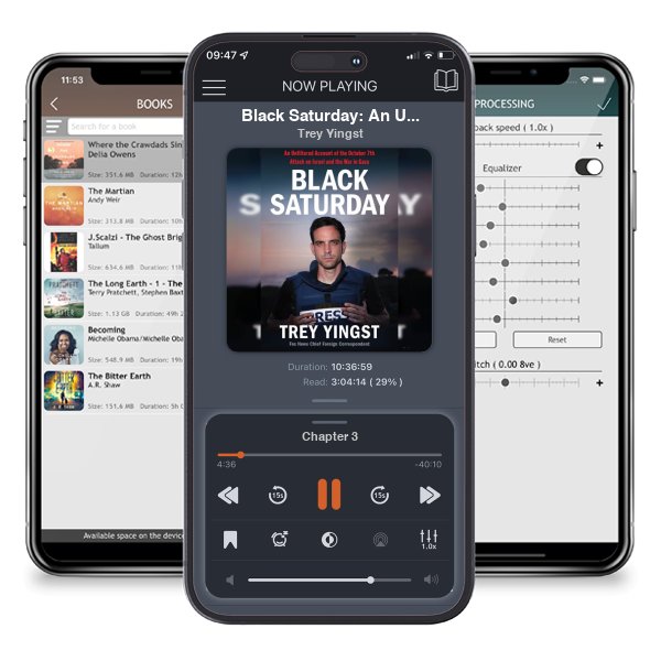 Download fo free audiobook Black Saturday: An Unfiltered Account of the October 7th... by Trey Yingst and listen anywhere on your iOS devices in the ListenBook app.