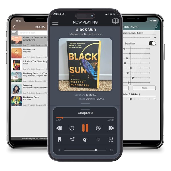 Download fo free audiobook Black Sun by Rebecca Roanhorse and listen anywhere on your iOS devices in the ListenBook app.