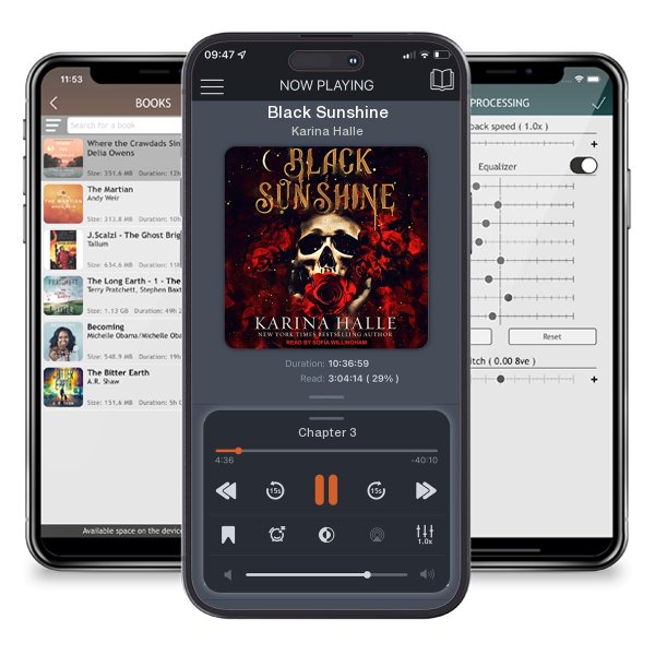 Download fo free audiobook Black Sunshine by Karina Halle and listen anywhere on your iOS devices in the ListenBook app.