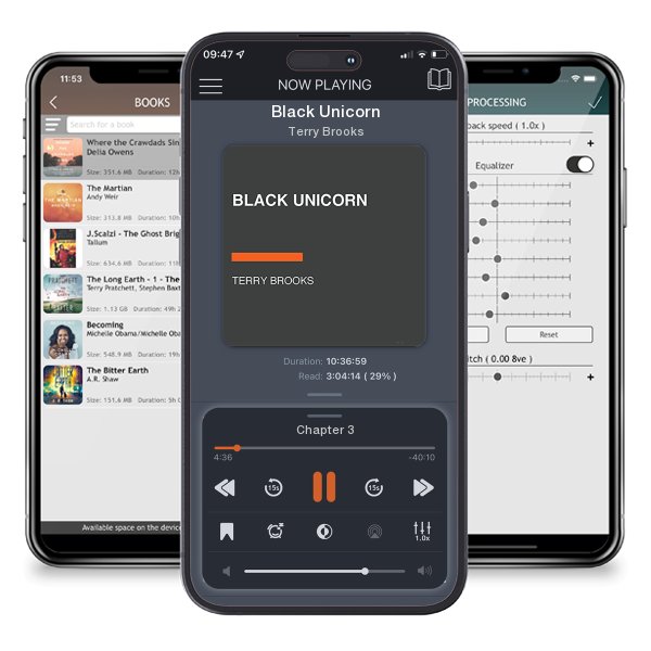 Download fo free audiobook Black Unicorn by Terry Brooks and listen anywhere on your iOS devices in the ListenBook app.