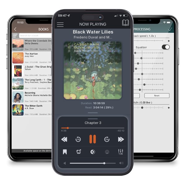 Download fo free audiobook Black Water Lilies by Frederic Duval and Michel Bussi and listen anywhere on your iOS devices in the ListenBook app.