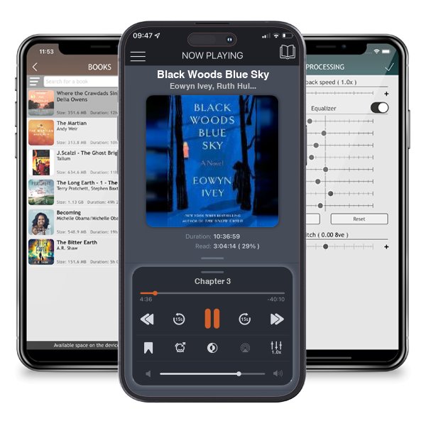 Download fo free audiobook Black Woods Blue Sky by Eowyn Ivey, Ruth Hulbert and listen anywhere on your iOS devices in the ListenBook app.