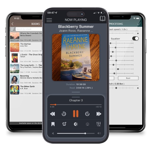 Download fo free audiobook Blackberry Summer by Joann Ross; Raeanne Thayne and listen anywhere on your iOS devices in the ListenBook app.