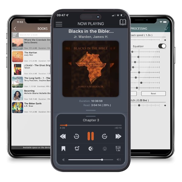 Download fo free audiobook Blacks in the Bible: Volume I: the Original Roots of Men and Women of Color in Scripture by Jr. Warden, James H. and listen anywhere on your iOS devices in the ListenBook app.