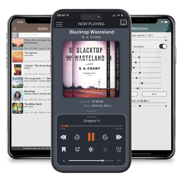 Download fo free audiobook Blacktop Wasteland by S. a. Cosby and listen anywhere on your iOS devices in the ListenBook app.