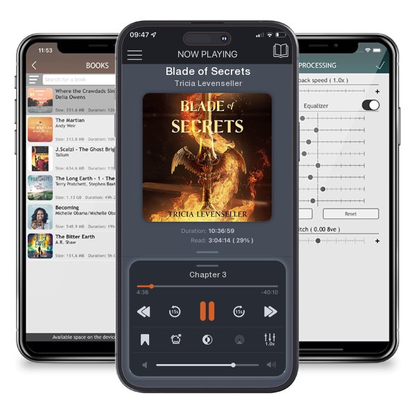 Download fo free audiobook Blade of Secrets by Tricia Levenseller and listen anywhere on your iOS devices in the ListenBook app.