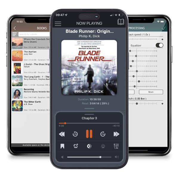 Download fo free audiobook Blade Runner: Originally published as Do Androids Dream of Electric Sheep? by Philip K. Dick and listen anywhere on your iOS devices in the ListenBook app.