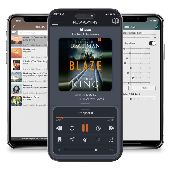 Download fo free audiobook Blaze by Richard Bachman and listen anywhere on your iOS devices in the ListenBook app.