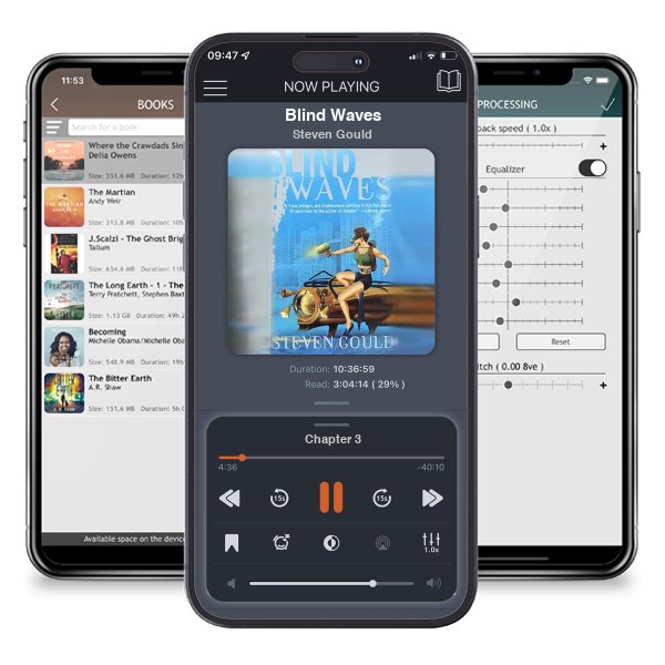 Download fo free audiobook Blind Waves by Steven Gould and listen anywhere on your iOS devices in the ListenBook app.