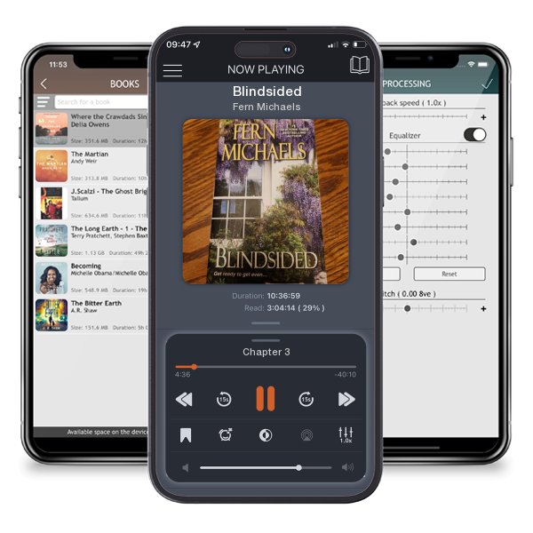 Download fo free audiobook Blindsided by Fern Michaels and listen anywhere on your iOS devices in the ListenBook app.