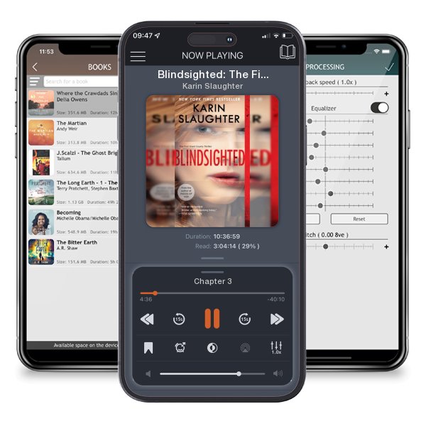 Download fo free audiobook Blindsighted: The First Grant County Thriller by Karin Slaughter and listen anywhere on your iOS devices in the ListenBook app.