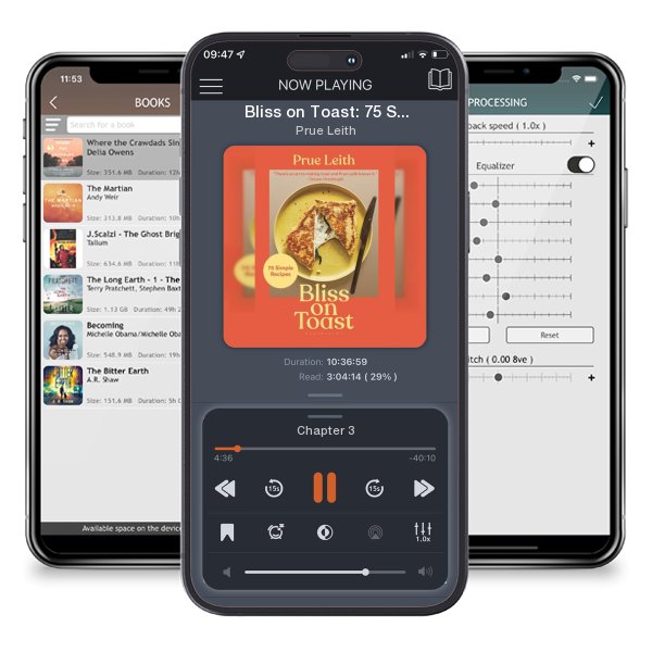 Download fo free audiobook Bliss on Toast: 75 Simple Recipes by Prue Leith and listen anywhere on your iOS devices in the ListenBook app.
