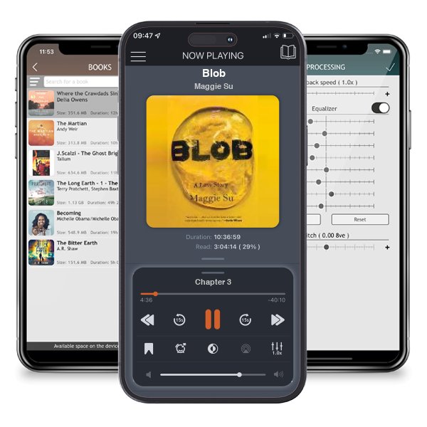 Download fo free audiobook Blob by Maggie Su and listen anywhere on your iOS devices in the ListenBook app.