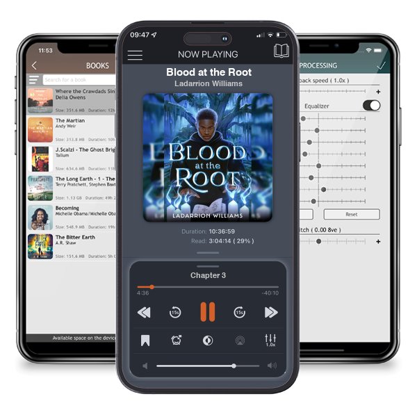 Download fo free audiobook Blood at the Root by Ladarrion Williams and listen anywhere on your iOS devices in the ListenBook app.