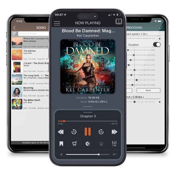 Download fo free audiobook Blood Be Damned: Magic Wars by Kel Carpenter and listen anywhere on your iOS devices in the ListenBook app.