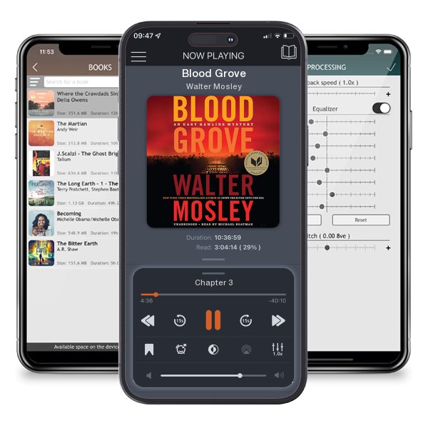 Download fo free audiobook Blood Grove by Walter Mosley and listen anywhere on your iOS devices in the ListenBook app.