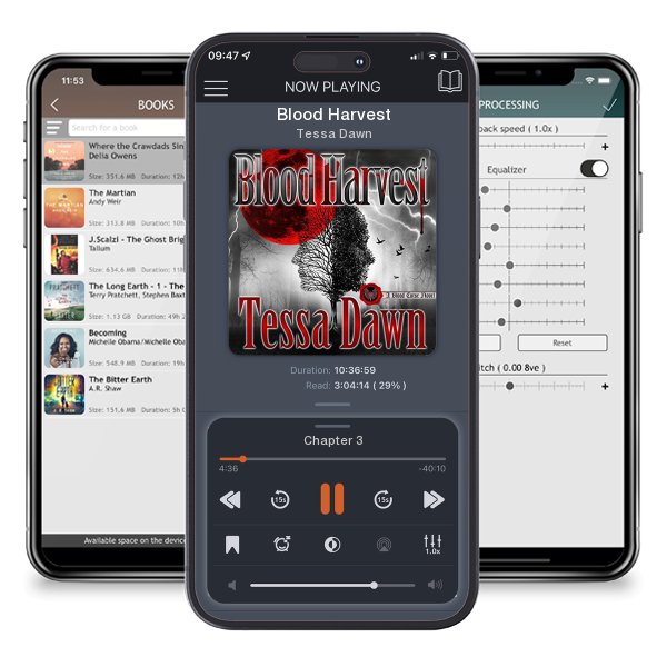 Download fo free audiobook Blood Harvest by Tessa Dawn and listen anywhere on your iOS devices in the ListenBook app.