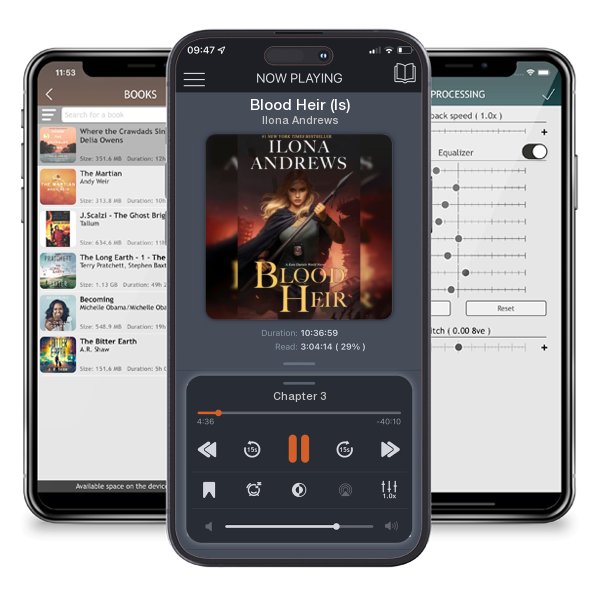 Download fo free audiobook Blood Heir (Is) by Ilona Andrews and listen anywhere on your iOS devices in the ListenBook app.