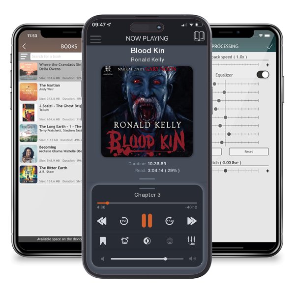 Download fo free audiobook Blood Kin by Ronald Kelly and listen anywhere on your iOS devices in the ListenBook app.