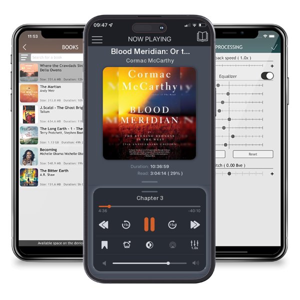 Download fo free audiobook Blood Meridian: Or the Evening Redness in the West by Cormac McCarthy and listen anywhere on your iOS devices in the ListenBook app.
