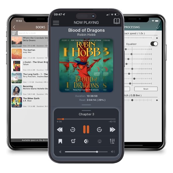 Download fo free audiobook Blood of Dragons by Robin Hobb and listen anywhere on your iOS devices in the ListenBook app.