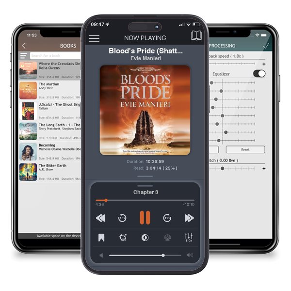 Download fo free audiobook Blood\'s Pride (Shattered Kingdoms, #1) by Evie Manieri and listen anywhere on your iOS devices in the ListenBook app.