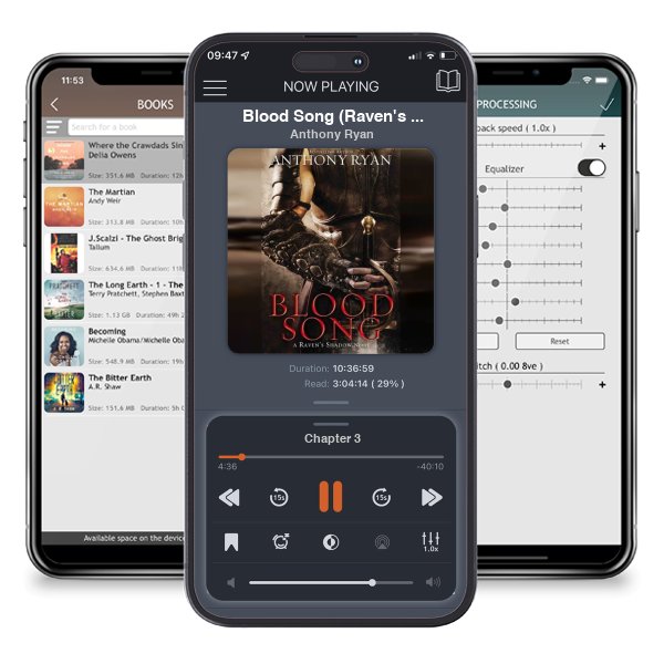 Download fo free audiobook Blood Song (Raven\'s Shadow, #1) by Anthony Ryan and listen anywhere on your iOS devices in the ListenBook app.