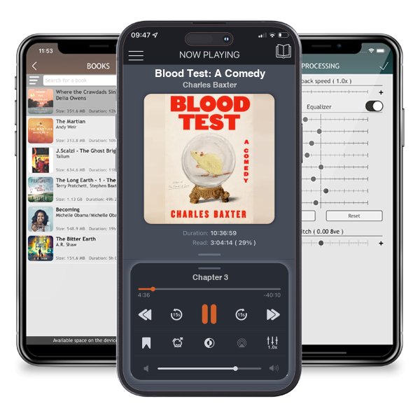 Download fo free audiobook Blood Test: A Comedy by Charles Baxter and listen anywhere on your iOS devices in the ListenBook app.