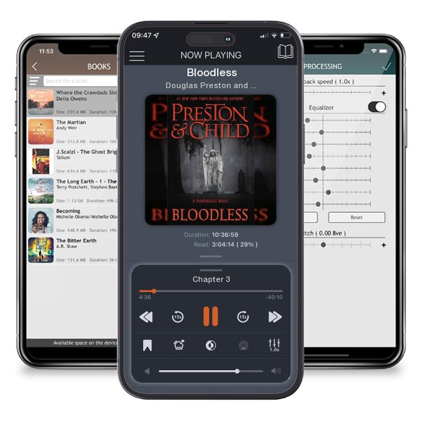 Download fo free audiobook Bloodless by Douglas Preston and Lincoln Child and listen anywhere on your iOS devices in the ListenBook app.