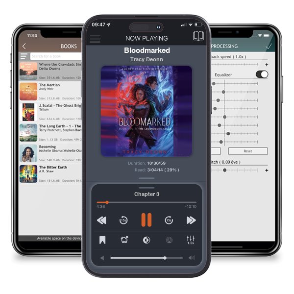 Download fo free audiobook Bloodmarked by Tracy Deonn and listen anywhere on your iOS devices in the ListenBook app.