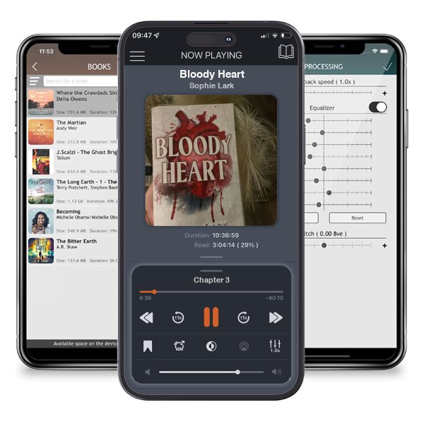 Download fo free audiobook Bloody Heart by Sophie Lark and listen anywhere on your iOS devices in the ListenBook app.