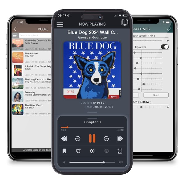 Download fo free audiobook Blue Dog 2024 Wall Calendar by George Rodrigue and listen anywhere on your iOS devices in the ListenBook app.