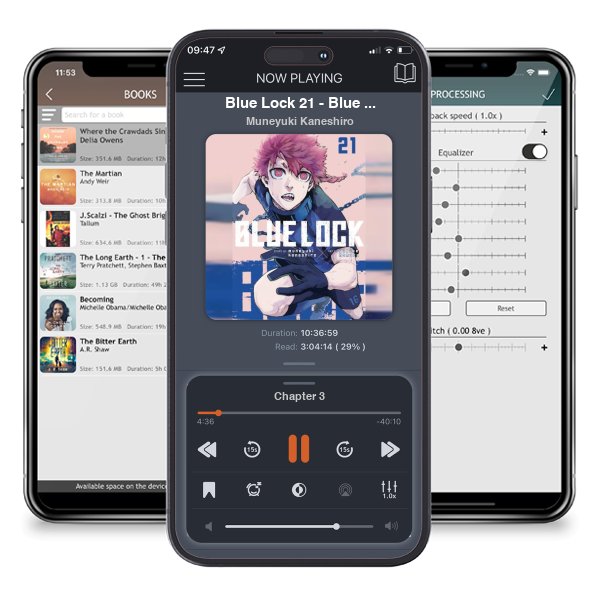 Download fo free audiobook Blue Lock 21 - Blue Lock 21 by Muneyuki Kaneshiro and listen anywhere on your iOS devices in the ListenBook app.