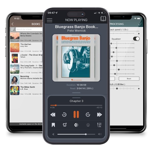 Download fo free audiobook Bluegrass Banjo Book/Online Audio by Pete Wernick and listen anywhere on your iOS devices in the ListenBook app.
